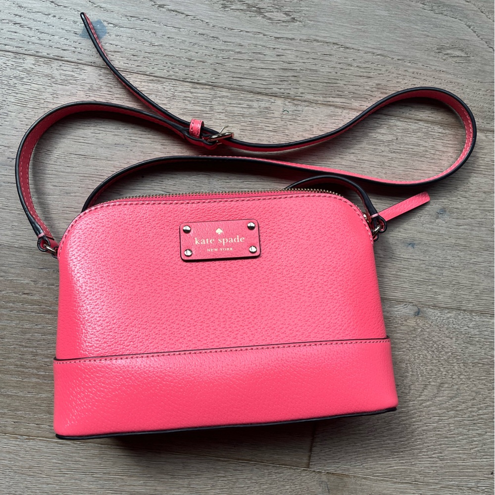 EUC Kate Spade ‘Hanna Wellesley’ Crossbody Handbag in Flamingo Pink